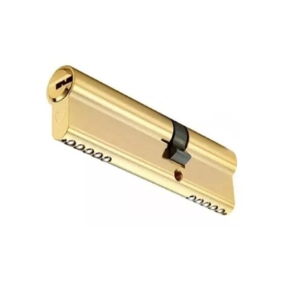 Cilindro Europerfil 110mm. Asimetrico Dorado Llave Obra Leva