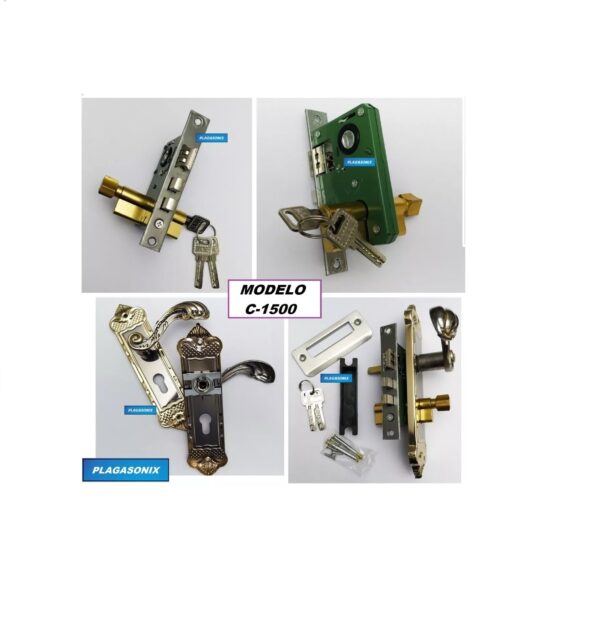 Cerradura Embutir Especial Completa C-1500 Europ. Economica