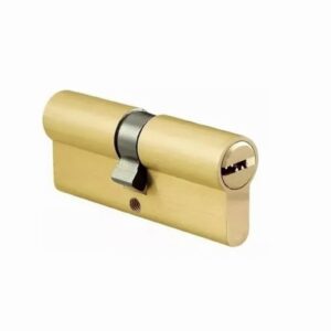 Cilindro Europerfil 60mm Simetrico Leva 3 Llaves Computado dorado