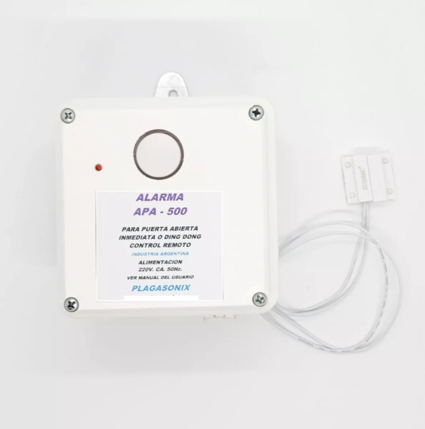 Alarma Puerta Abierta Apa-500 Inmediata Sensor Magnetico control remoto - Image 6