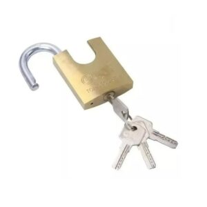 Candado Blindado 60mm 4 Llaves D/t. Hierro Dorado 6 Unidades