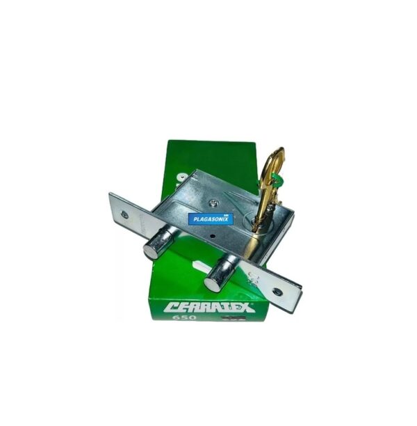 Cerrojo de embutir CERRATEX 650 4 placas liviano PREMIUM