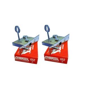 Kit 2 cerrojos CERRATEX 652 CORREDIZAS hermanados igual combinacion