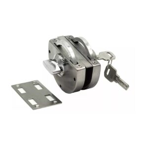 Cerrojo Cerradura Puerta Blindex A Pared B-208 Perilla Llave