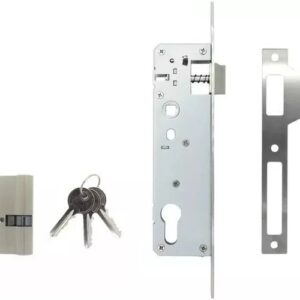 Cerradura Angosta Europerfil 8545 + Cilindro 70mm Yale 40/30