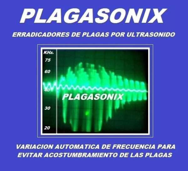 Erradicador Ultrasonico Cucarachas Mx-700 Dual Pilas / 220v. Plagasonix - Image 4