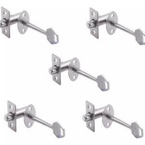 Pasador Embutir Cremallera Chico 01 Acero Inox. Kit 5 Unidades