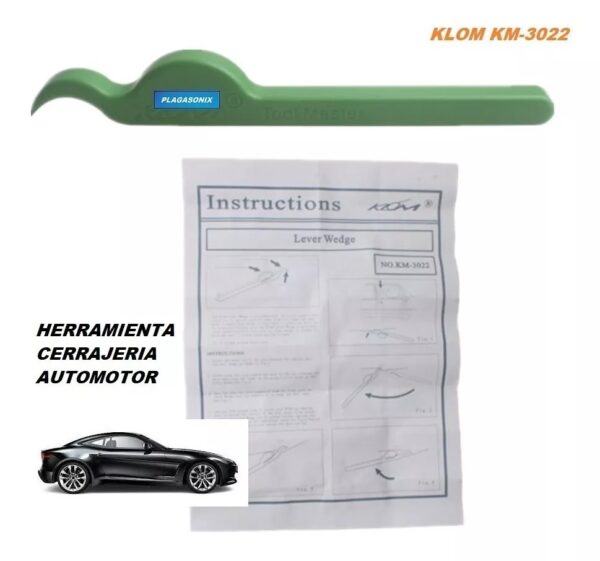 Ganzua Gancho Apertura Cerrajeria Automotor Cuña Km-3022 - Image 4