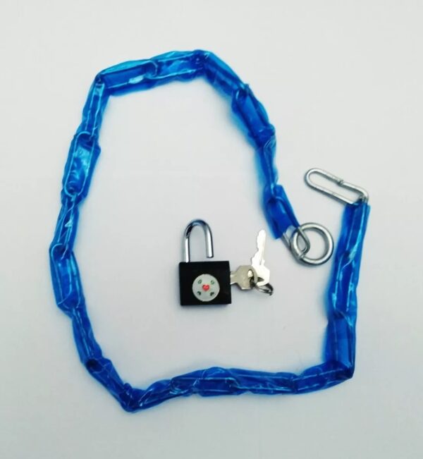 Candado 30mm. 2 Llaves Con Cadena Liviana 70cm. Plagasonix - Image 3