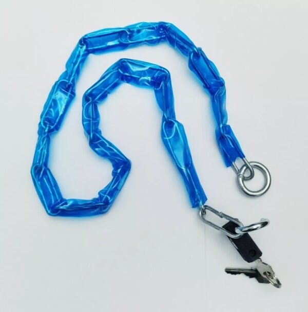 Candado 30mm. 2 Llaves Con Cadena Liviana 70cm. Plagasonix - Image 4