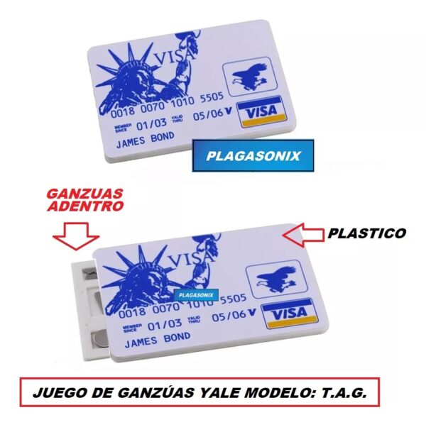 Juego de Ganzuas Mini Disimuladas en Estuche Modelo T.A.G. - Image 4