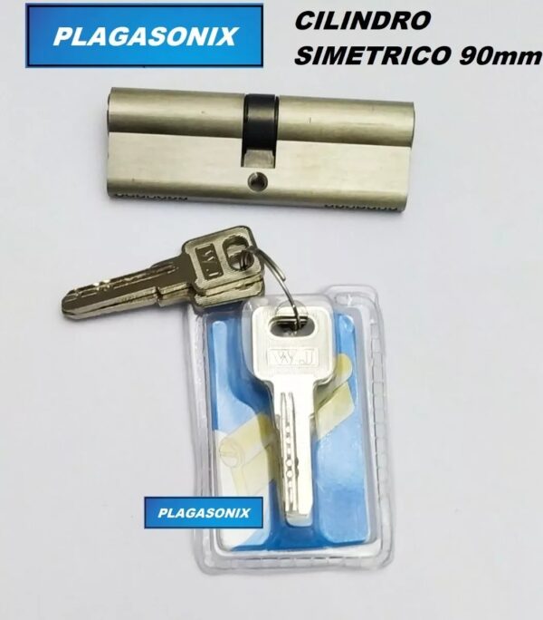 Cilindro Europerfil 90mm. 45/45 Simetrico Leva Llaves Obra - Image 5