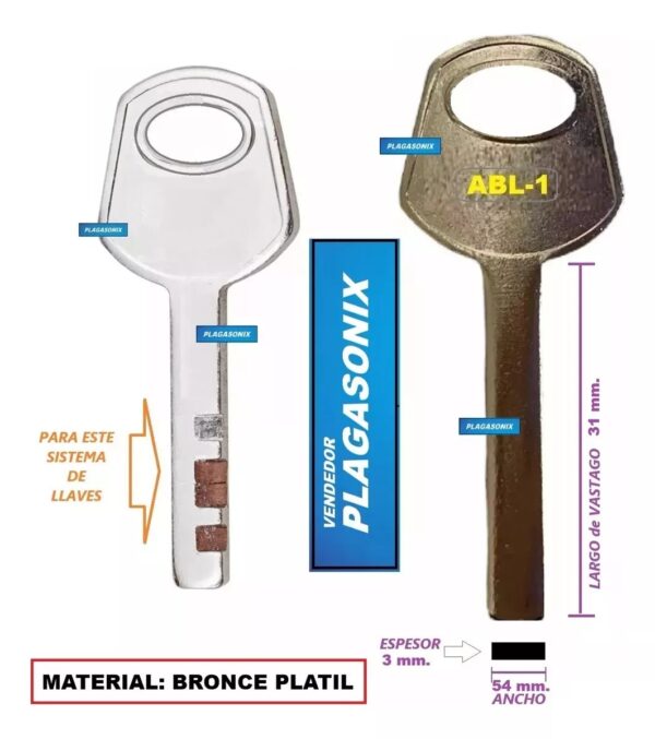 Kit 4 Adaptadores Tipo Bulit Para 368/a + 10 Llaves Abl-1 - Image 7