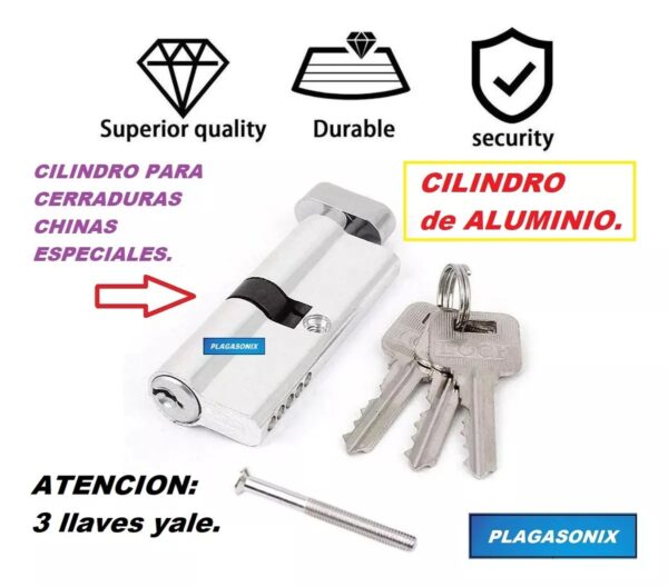 Cilindro Europerfil Fino Chino Especial Con Perilla Y Llave - Image 7