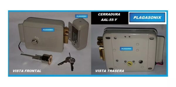 Cerradura Electrica Arrimar 12v Antipanico Llave Y Perilla - Image 4