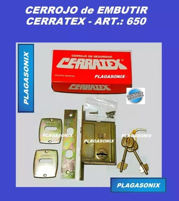Cerradura Cerratex 2000 Mas 1 Cerrojo 650 Hermanados - Image 6
