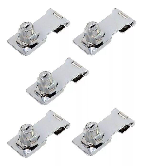 Portacandado Cerradura Sin Candado Medium Kit 5 Unid.