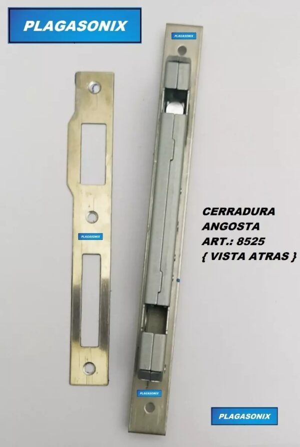 Cerradura Angosta Para Europerfil Sin Cilindro 8525 - Image 6