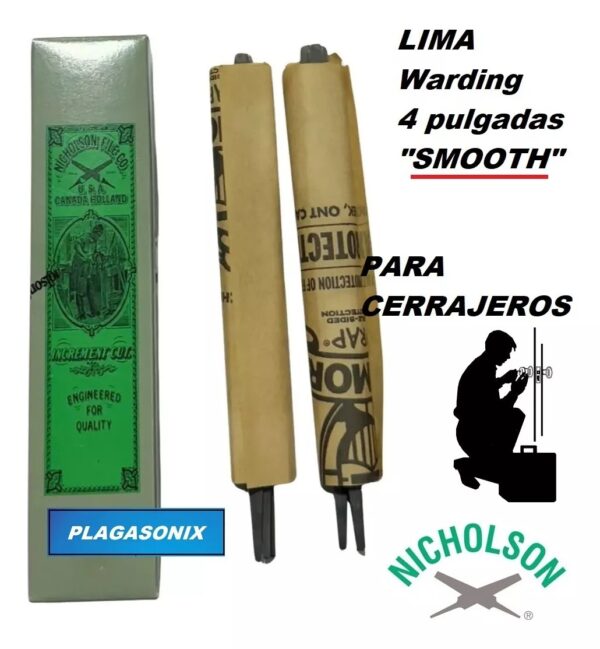 Lima Nicholson Para Llaves  Smooth  4 Pulgadas - Image 3