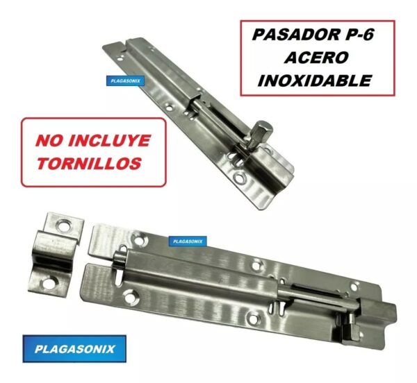 Pasador Cerrojo P-6 Arrimar Acero Inoxidable Por 10 Unidades - Image 6