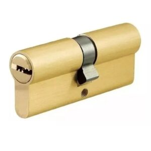 Cilindro Europerfil 110mm. Simetrico Dorado Llave Obra Leva