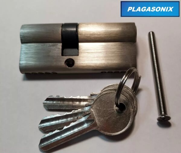 Cilindro Europerfil 70mm Asimetrico 30/40 Leva 3 Llaves Yale - Image 3