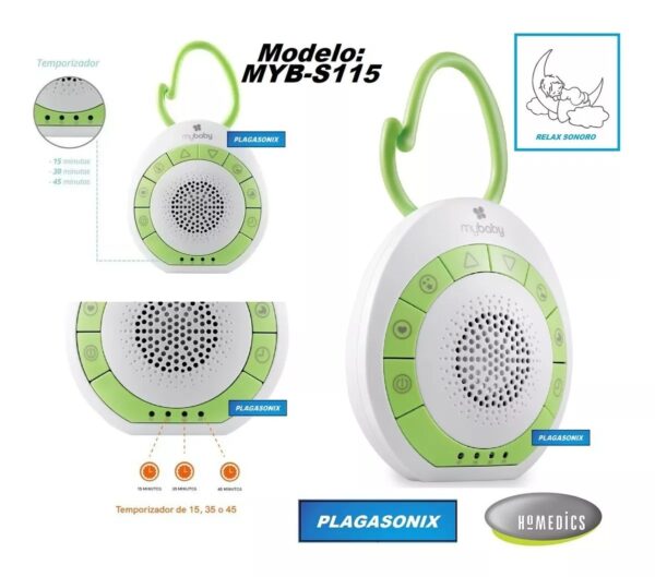 Equipo Portatil Relax Sonoro Bebes Niños Portable Peace - Image 2