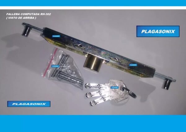 Cerradura Falleba Cortina Persiana Metalica Rh-302 Kit 5 Uni - Image 7
