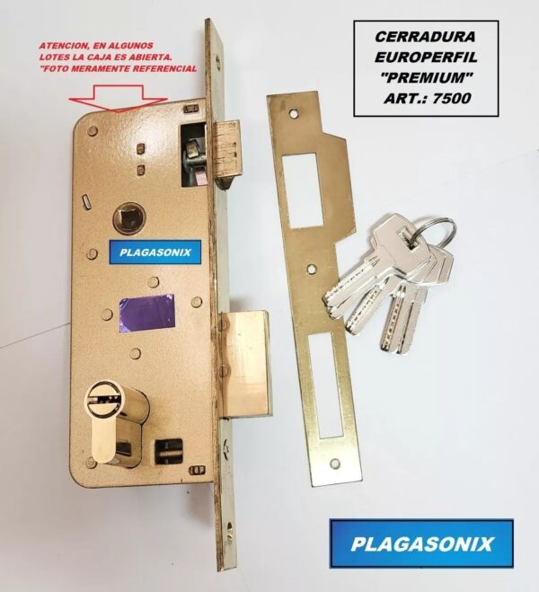 Cerradura Europerfil Especial Bronce Ar 7500 Completa - Image 3