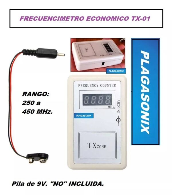 Frecuencimetro Tx-01 Probador Control Remoto Rf 250/450 Mhz. - Image 5