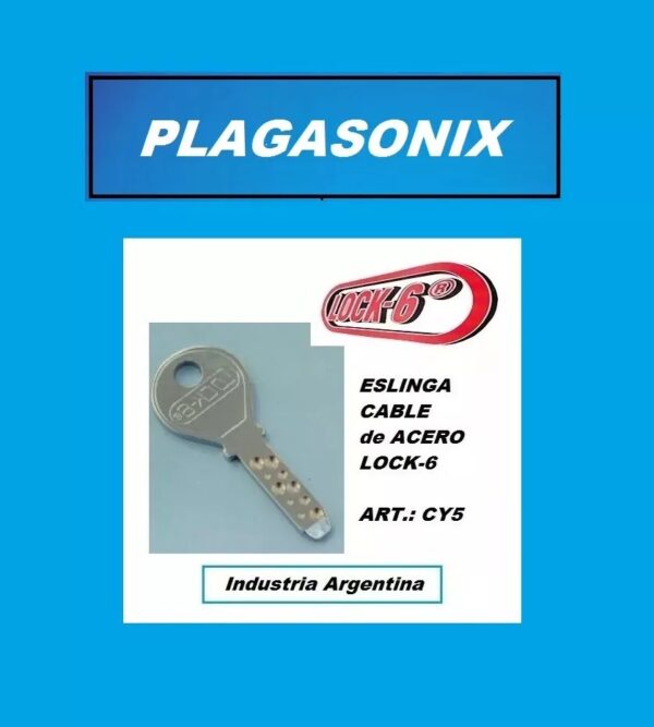 Linga Cerradura Cable Acero 1.20m Lock 6 Cy5 - Image 3