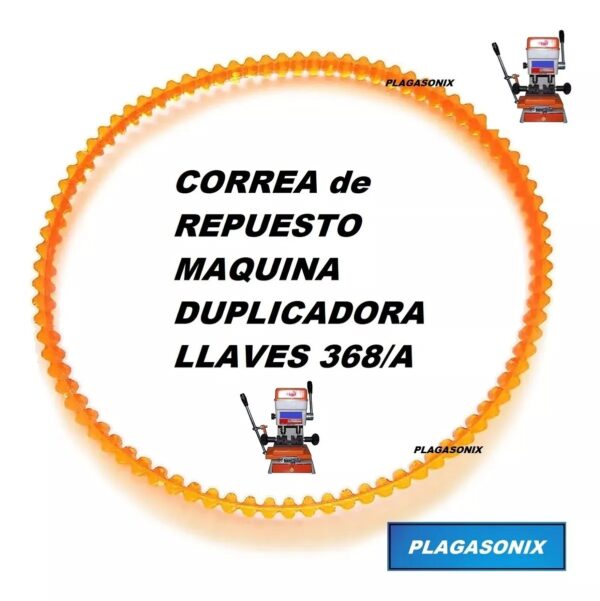 Correas Repuesto Maquina Duplicadora Llaves 368/a Kit 3 Unid - Image 5