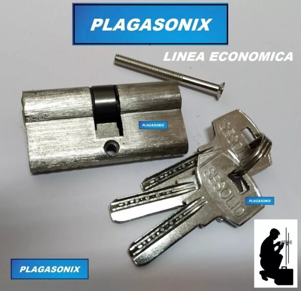 Cilindro Europerfil 60mm Simetrico 3 Llaves, Kit 5 unidades - Image 3