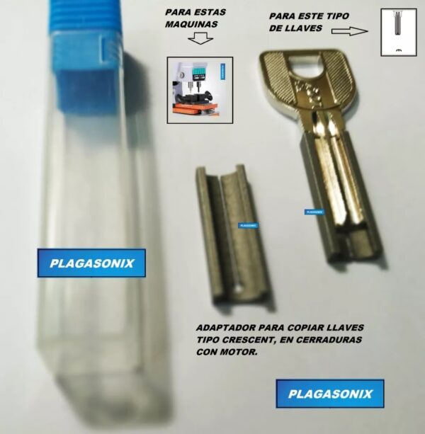 Adaptador Para Copiar Llaves Tipo Crescent Cygnus Baodean - Image 7