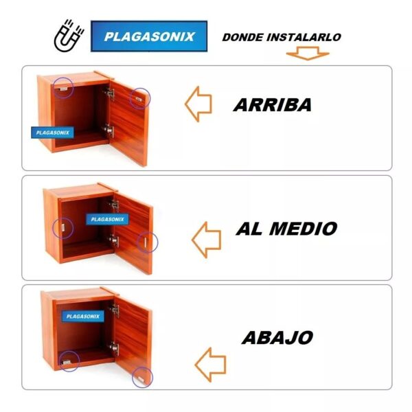 Reten Magnetico Puertas Muebles Alacenas Metalico Big-800 - Image 5