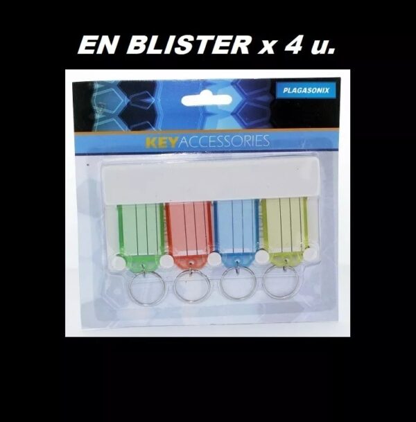 Kit Llaveros Tarjeteros Identificacion Con Soporte Pared 10 - Image 5
