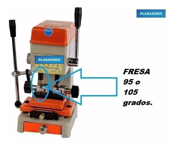Fresa Repuesto Maquina Copiadora Llave Multipunto 95 Grados - Image 3