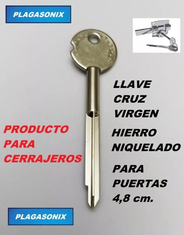 Llaves Virgenes Cruz Para Cerrojos De Arrimar 50 Unid. - Image 4