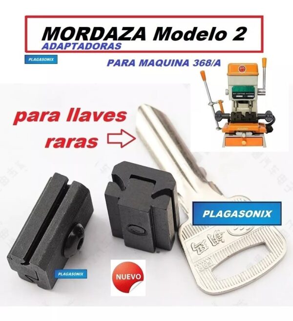 Mordazas Adaptador Copiar Llaves Dentadas/yale Maquina 368/a - Image 6