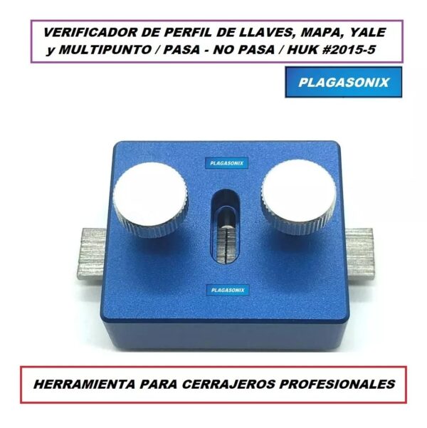 Herramienta Pasa No Pasa Perfil Llaves Cerrajeros Huk Ganzua - Image 3