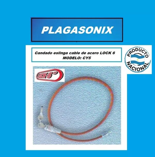 Linga Cerradura Cable Acero 1.20m Lock 6 Cy5 - Image 4