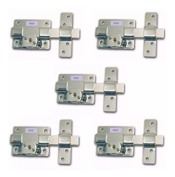 Kit Juego 5 Cerrojo Pasador Llave Cruz Cerradura Hermanados
