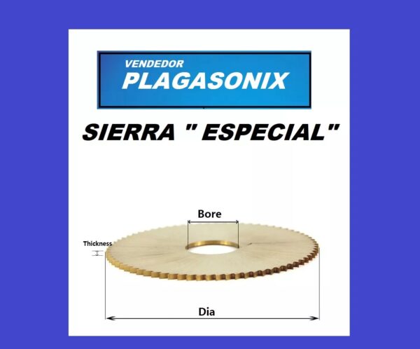 Fresa Sierra Doble Paleta Yaltres 530 70x25.4x1.2mm - Image 3