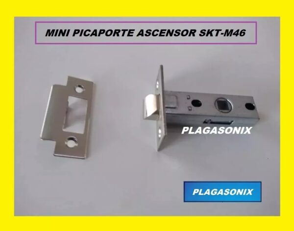 Picaporte De Ascensor Embutir Mini Skt-m46 Platil Kit 5 Unid - Image 6