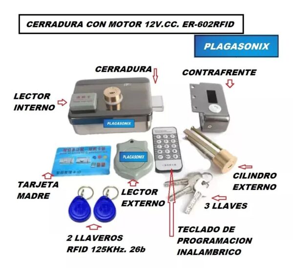 Llavero Proximidad Para Cerradura Er-602rfid X 10 Unid. Tags - Image 2