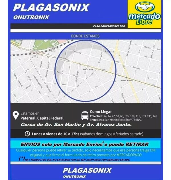 Erradicador Ultrasonico Ratas Onix-10 Power Plagasonix Argentina Sin Uso De Venenos Ventas Por Mayor Y Menor - Image 5