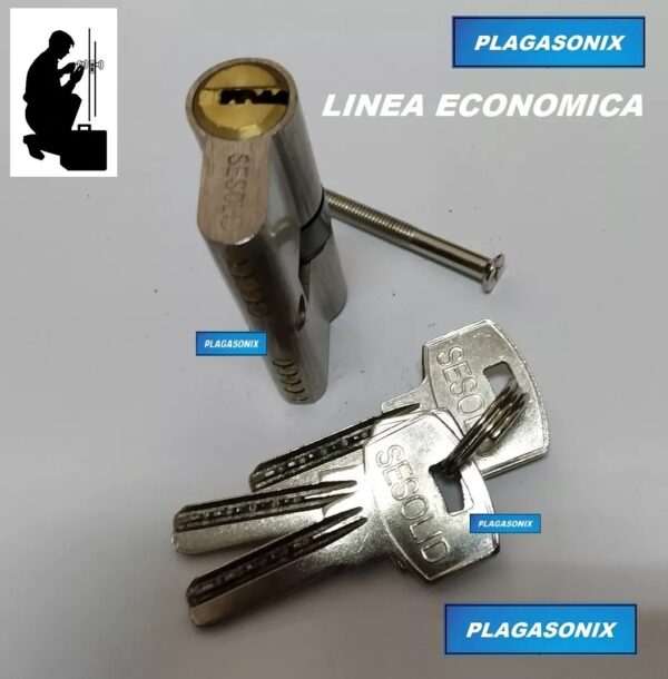 Cilindro Europerfil 60mm Simetrico 3 Llaves, Kit 5 unidades - Image 4
