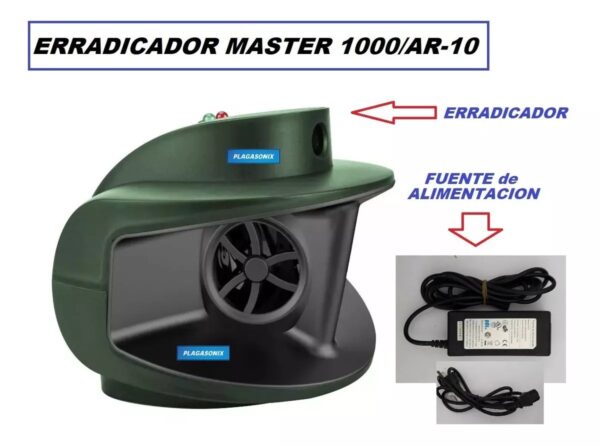Espanta Plagas Ultrasonico ardillas, ratas, roedores, alacranes Master 1000 - Image 2
