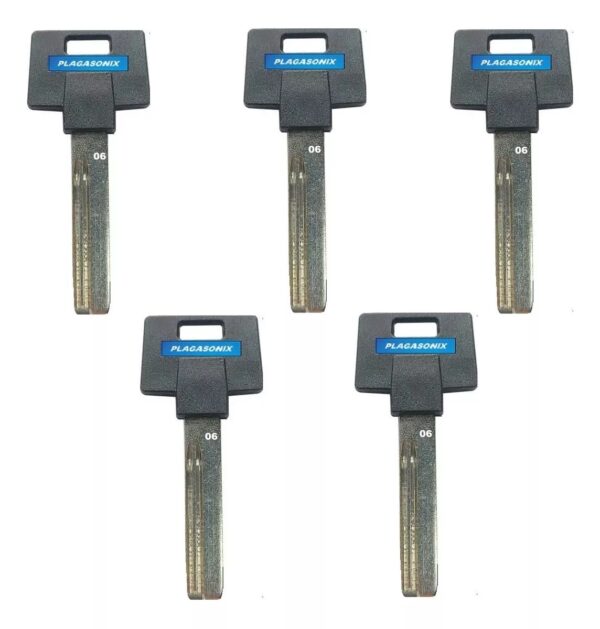 5 Llaves Virgenes Para Cilindros Multlock 06 Classic