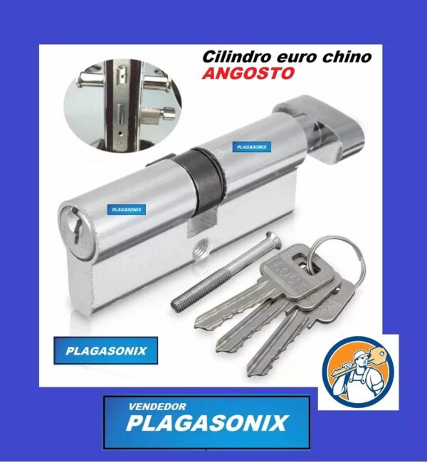 Cilindro Europerfil Fino Chino Especial Con Perilla Y Llave - Image 5